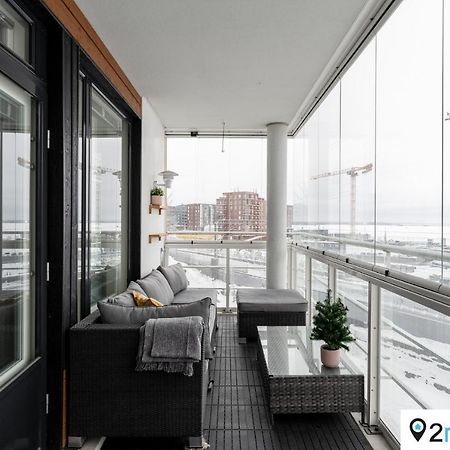 2Ndhomes Tampere "Naesijaervi" Luxury Apartment - Sauna, Balcony & Lake View Exterior foto