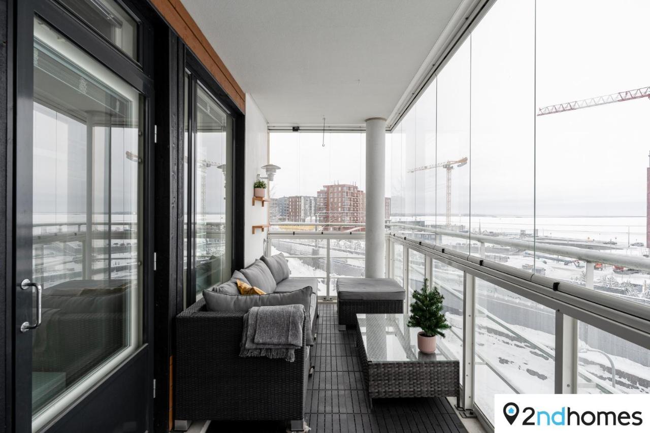 2Ndhomes Tampere "Naesijaervi" Luxury Apartment - Sauna, Balcony & Lake View Exterior foto